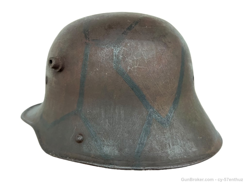 WW1 German M16 Helmet Camo Painted Shell BF62 gew g98 luger-img-3