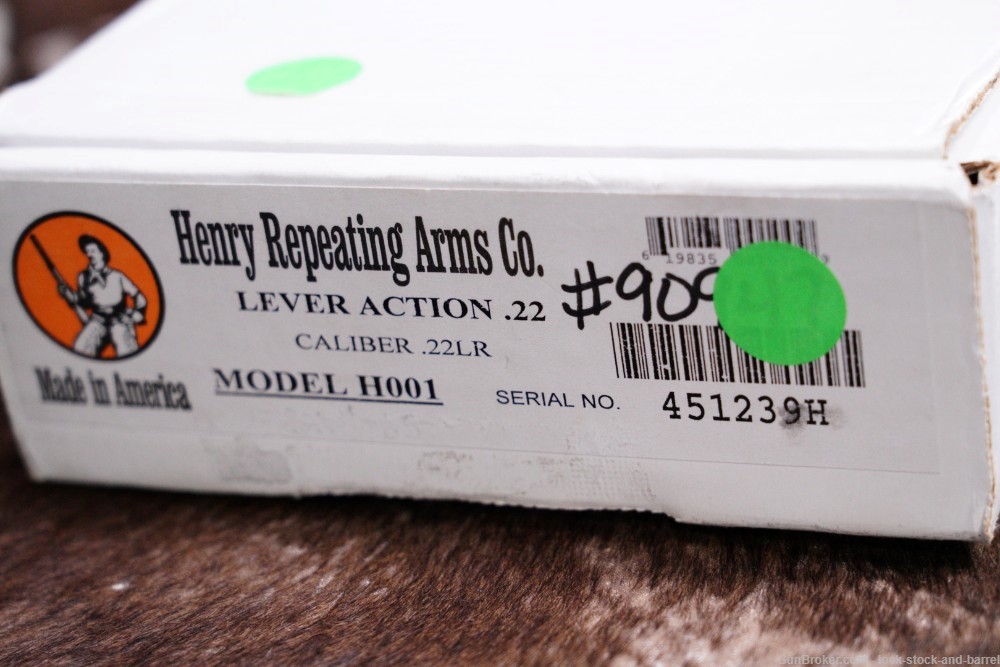 Henry Model H001 .22 S/L/LR 18.5” Classic Lever Action Rifle, Box-img-28