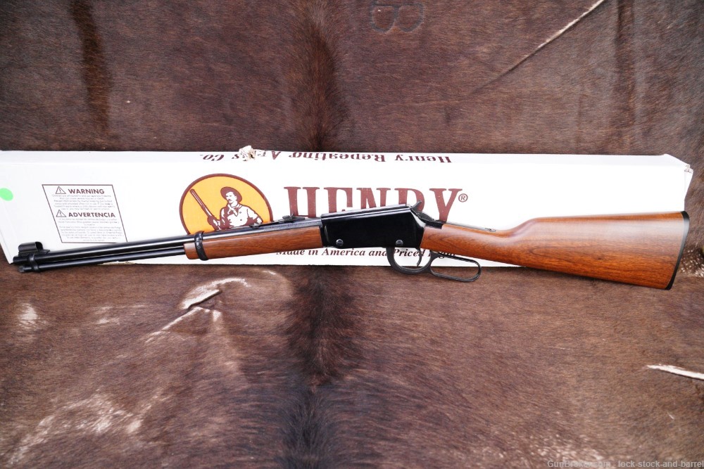 Henry Model H001 .22 S/L/LR 18.5” Classic Lever Action Rifle, Box-img-6