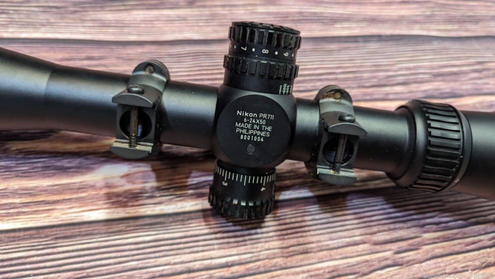 Nikon BLACK X1000 Rifle Scope 30mm 6-24x 50mm Side Focus Illum PENNY START-img-4