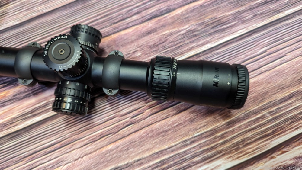 Nikon BLACK X1000 Rifle Scope 30mm 6-24x 50mm Side Focus Illum PENNY START-img-3