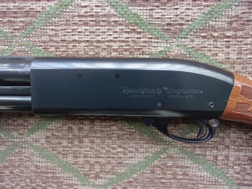 Remington 870 Wingmaster 12ga Pump Shotgun REAL PRETTY w/ 28" BRL $1START-img-8
