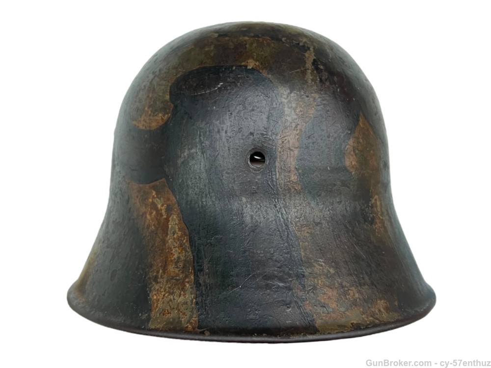 WW1 German M16 Camo Painted Helmet Shell-img-3