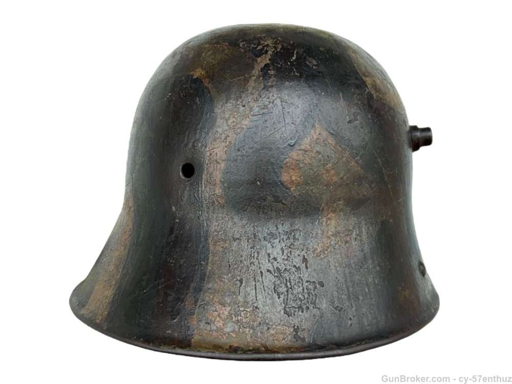 WW1 German M16 Camo Painted Helmet Shell-img-4