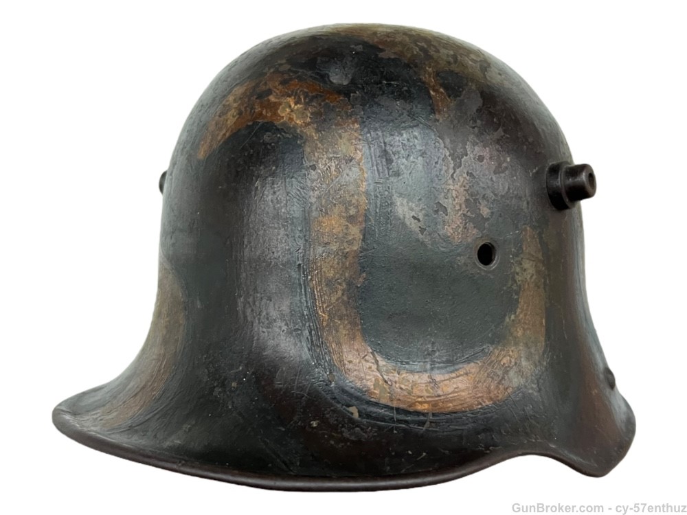 WW1 German M16 Camo Painted Helmet Shell-img-1