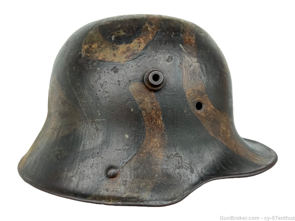 WW1 German M16 Camo Painted Helmet Shell-img-5
