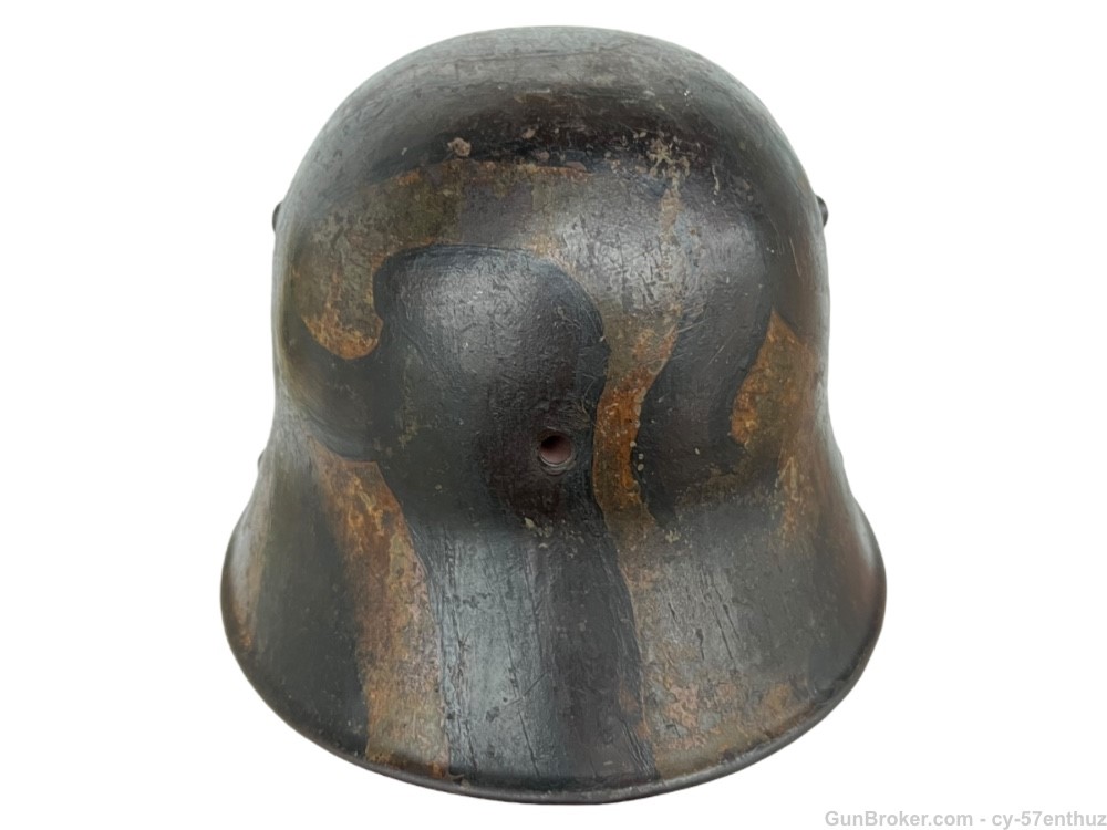 WW1 German M16 Camo Painted Helmet Shell-img-7