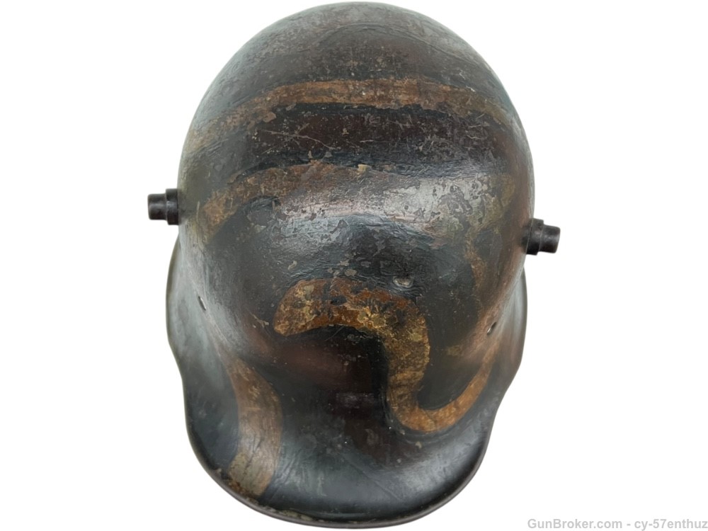 WW1 German M16 Camo Painted Helmet Shell-img-6