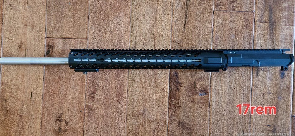 Custom built AR15 204 Ruger & 17 Remington 24 inch Shilen barrels like new-img-14
