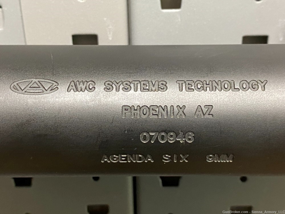 AWC Systems Technology AGENDA SIX 9mm MP5 HK94 H&K 3-Lug SP5 eForm-3 IN BOX-img-1