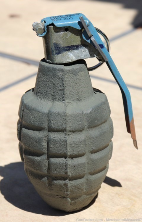 WWII MK2 Pineapple Hand Grenade Inert Replica aka Practice Dummy each -img-0