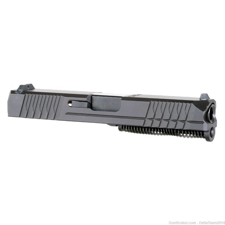 Complete Slide for Glock 19 9mm - Polymer80 G19 Slide - Assembled-img-0
