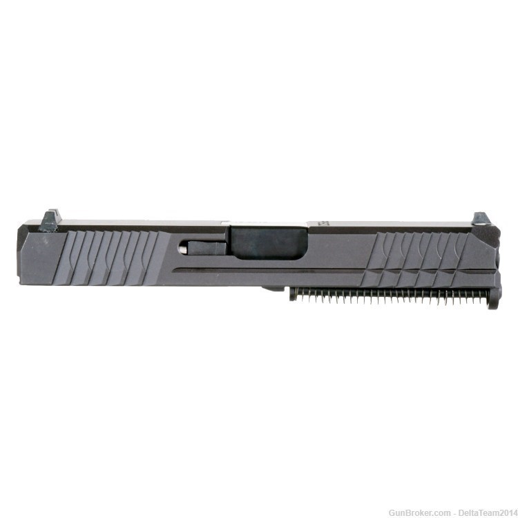 Complete Slide for Glock 19 9mm - Polymer80 G19 Slide - Assembled-img-1