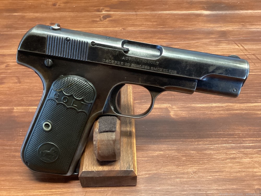 1908 Colt 1903 Hammerless .32 ACP 3.5” Worn Finish Frosty Bore C&R-img-0