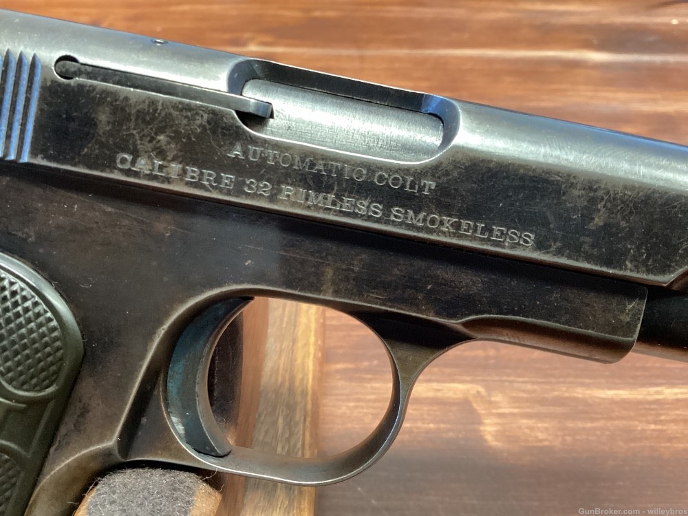 1908 Colt 1903 Hammerless .32 ACP 3.5” Worn Finish Frosty Bore C&R-img-6