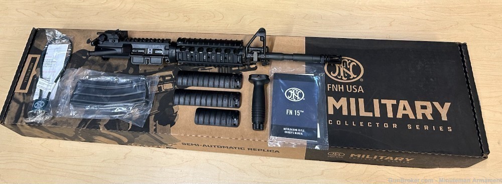 FN M4 Military Collector M4A1 Knights Armament Rail SOCOM Upper F Marked-img-0