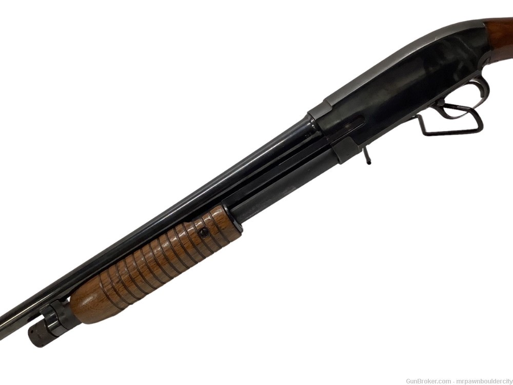 Winchester Mod. 12 Featherweight Pump Action 12 GA Shotgun GOOD!-img-3