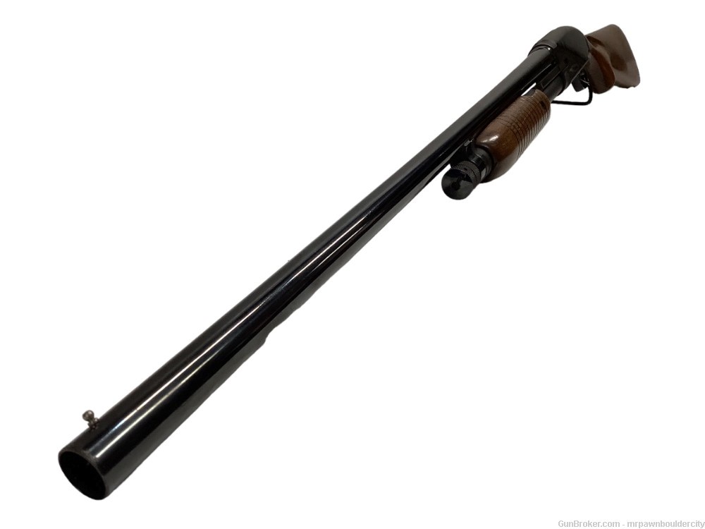 Winchester Mod. 12 Featherweight Pump Action 12 GA Shotgun GOOD!-img-0