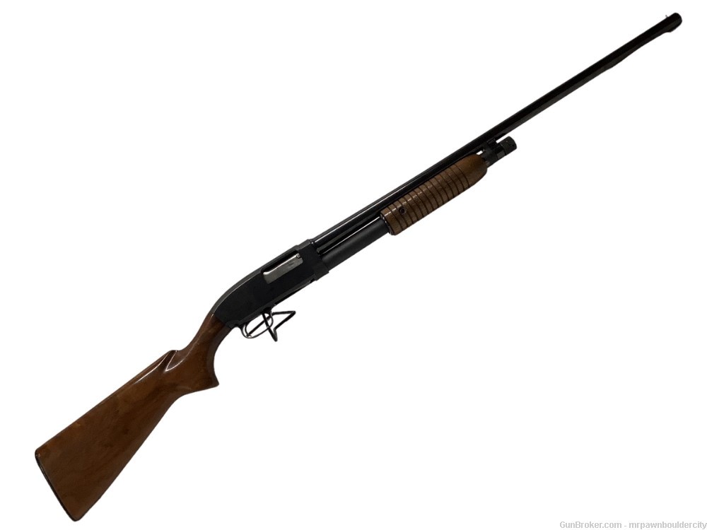 Winchester Mod. 12 Featherweight Pump Action 12 GA Shotgun GOOD!-img-5