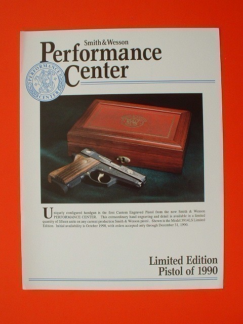 1990 SMITH & WESSON Ltd. Ed. 3914LS Flyer NOS-img-0
