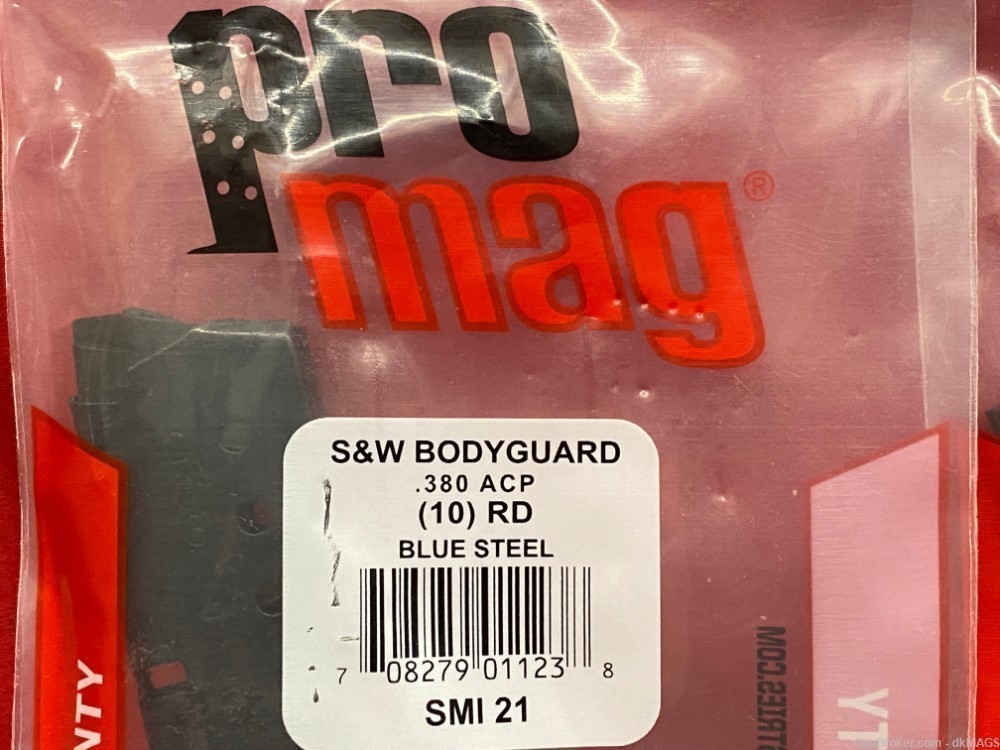3 S&W Bodyguard .380 acp 10 Round 10rd Magazines-img-1