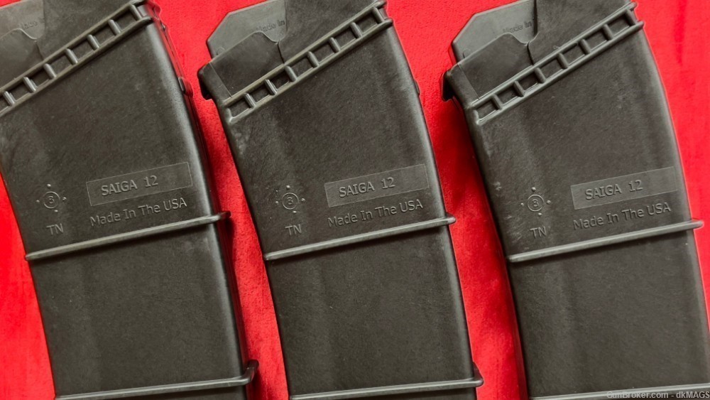 3 SGM Tactical Saiga 12 Gauge 8 Round Polymer Magazines Mags Clips-img-7