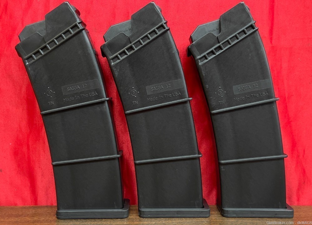 3 SGM Tactical Saiga 12 Gauge 8 Round Polymer Magazines Mags Clips-img-6