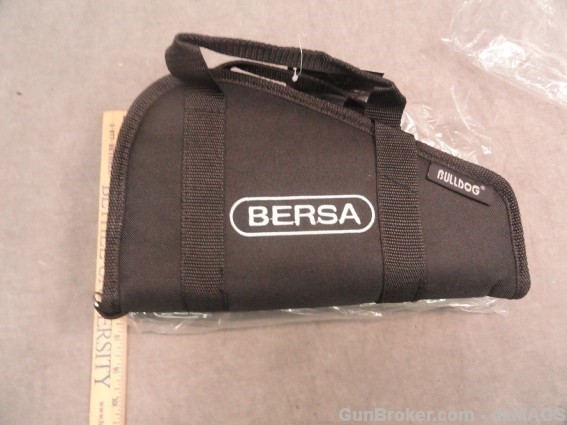 2 12" Pistol soft case cases rug w Bersa logo-img-4