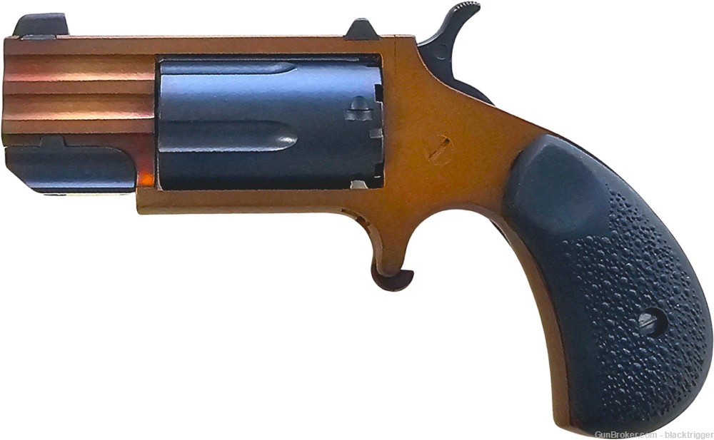 NAA Pug Dusk TALO Edition SA Revolver 22 WMR 1" 5rd Dusk Frame Black Grips -img-2