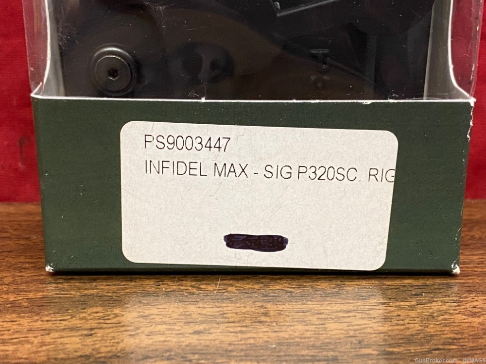 Comp-Tac Infidel Max Holster Sig P320 Sub Compact 9mm/.40 RH 1.5" belt-img-3