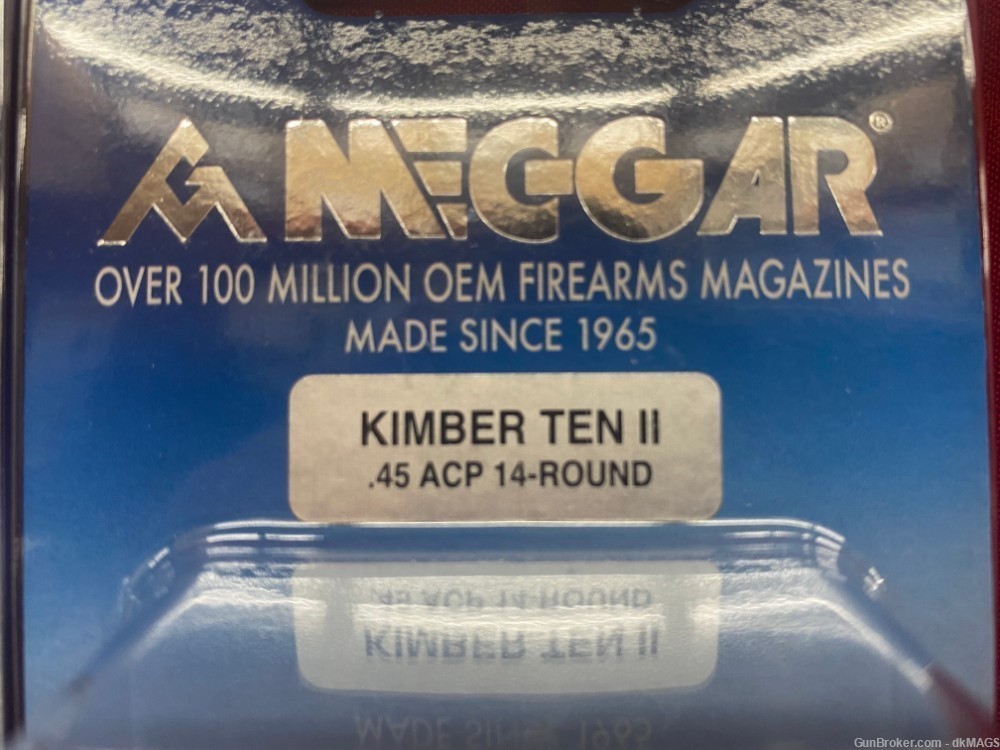 2 Mec-Gar Kimber Ten II 14 Round .45 ACP Magazines-img-1