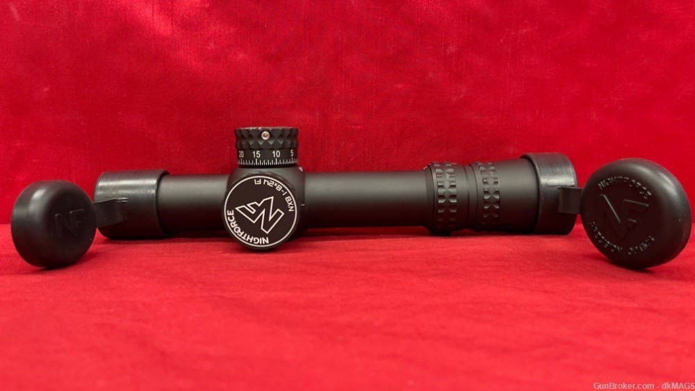 NightForce C600 NX8 1-8x24 F1 FC-MOA .5 MOA Illuminated Rifle Optic Scope-img-3