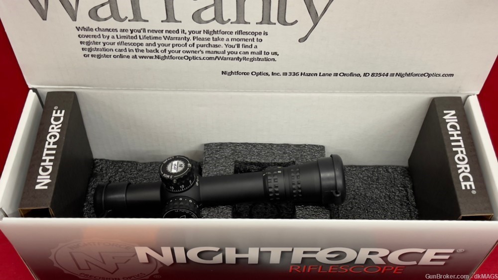NightForce C600 NX8 1-8x24 F1 FC-MOA .5 MOA Illuminated Rifle Optic Scope-img-17