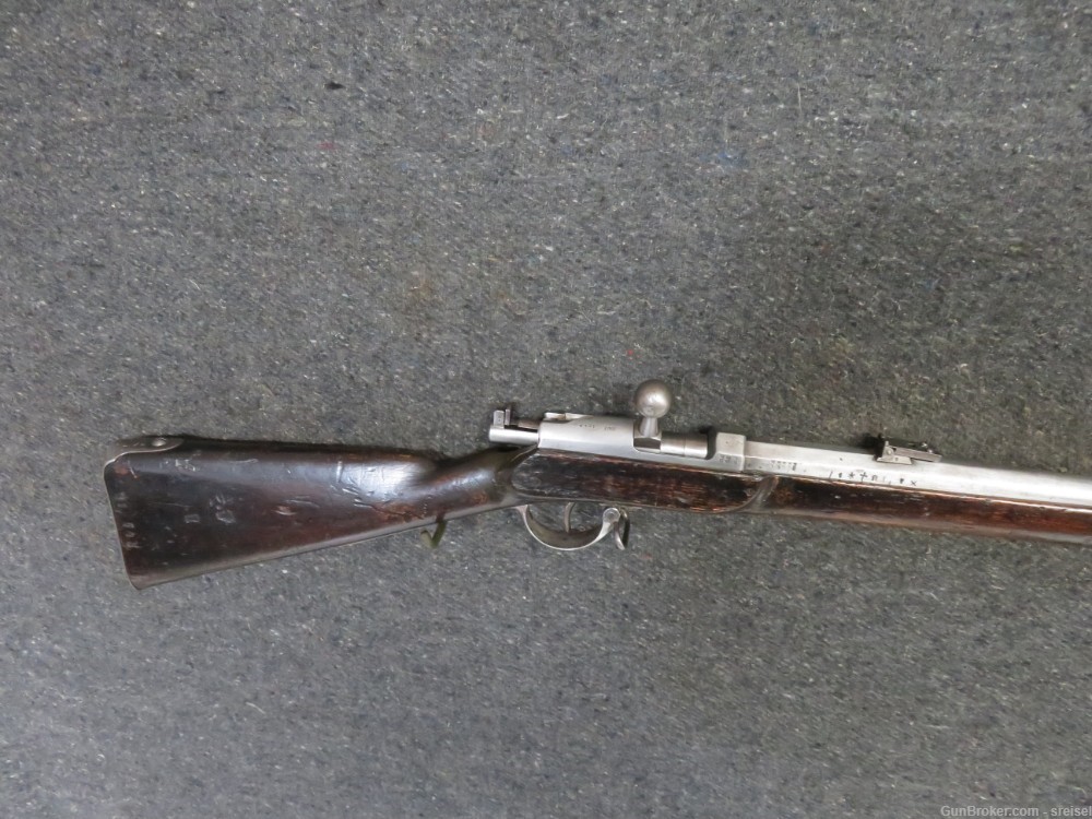 ANTIQUE PRUSSIAN MODEL 1854/68 DREYSE NEEDLE GUN RIFLE-CONVERTED LORENZ-img-1