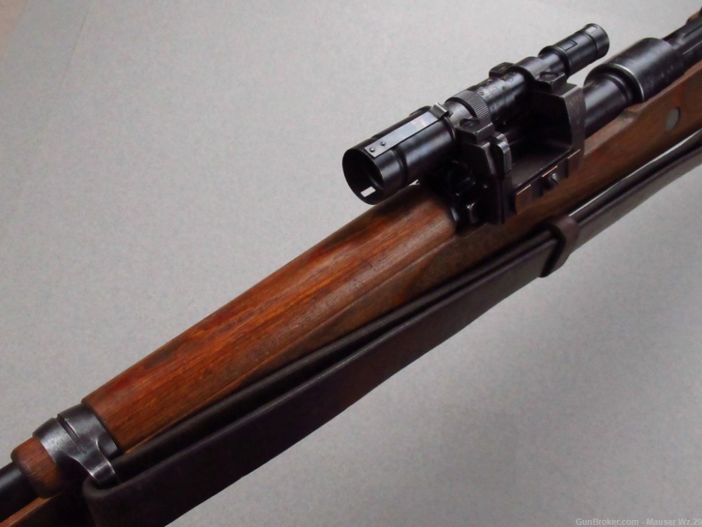 Rare WWII 1942 BCD/AR Sniper ZF41 Mauser K98 German Rifle 8mm 98k K98K -img-25