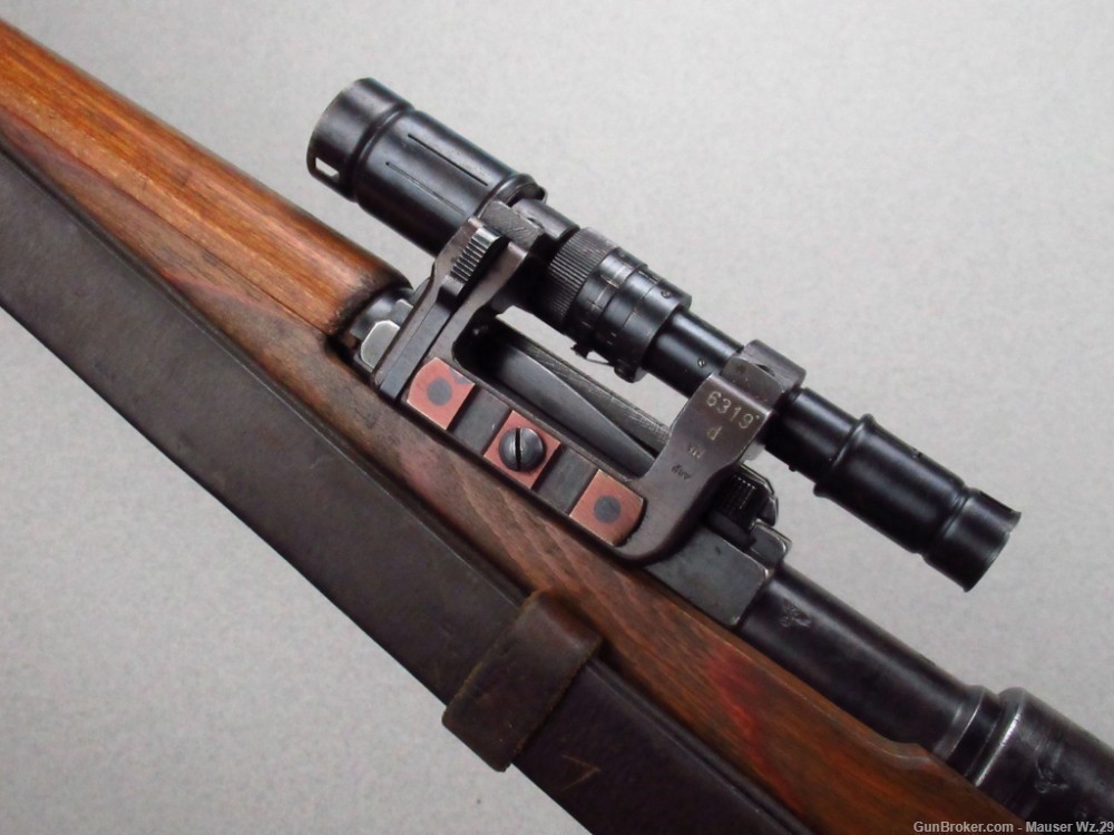 Rare WWII 1942 BCD/AR Sniper ZF41 Mauser K98 German Rifle 8mm 98k K98K -img-2