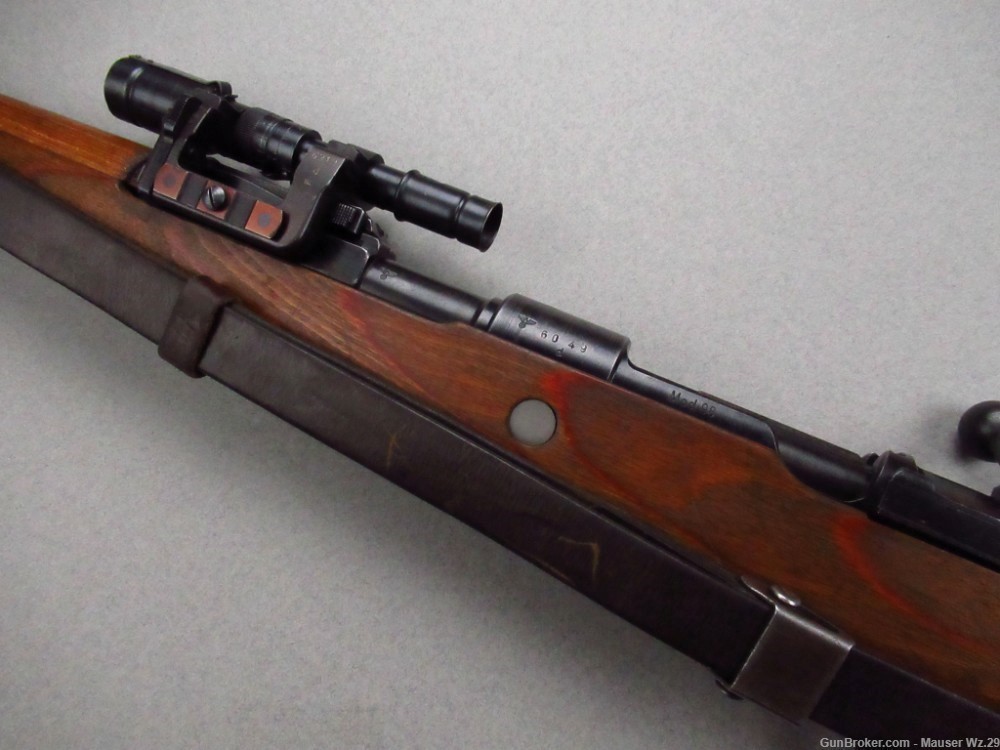 Rare WWII 1942 BCD/AR Sniper ZF41 Mauser K98 German Rifle 8mm 98k K98K -img-13