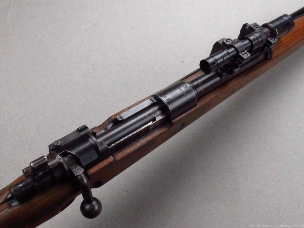 Rare WWII 1942 BCD/AR Sniper ZF41 Mauser K98 German Rifle 8mm 98k K98K -img-247
