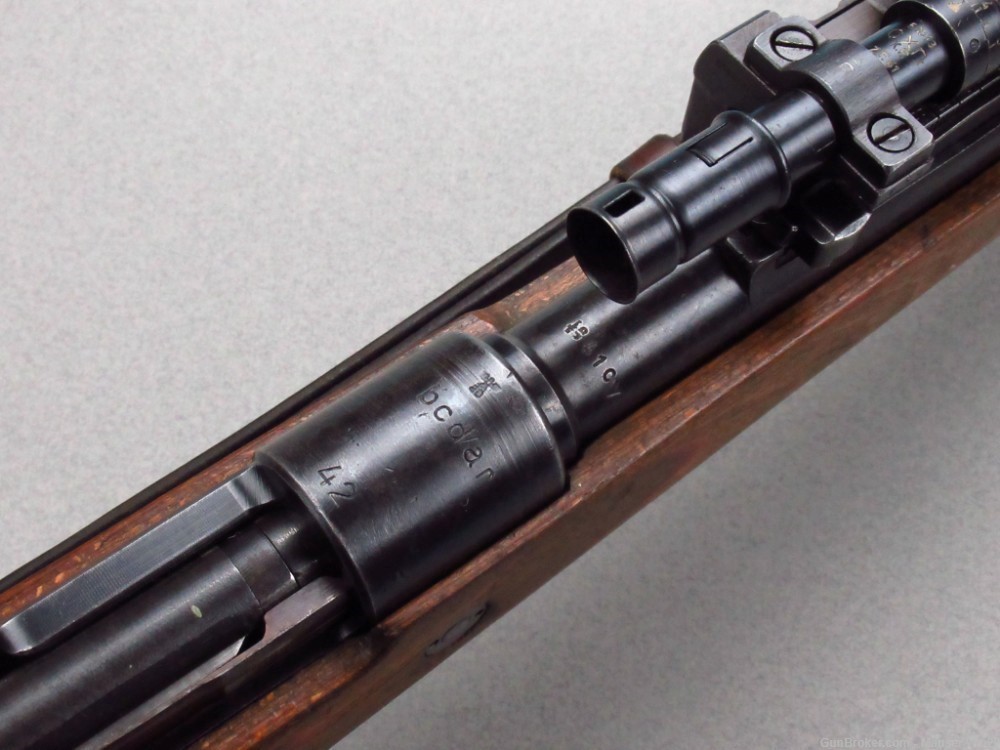 Rare WWII 1942 BCD/AR Sniper ZF41 Mauser K98 German Rifle 8mm 98k K98K -img-3