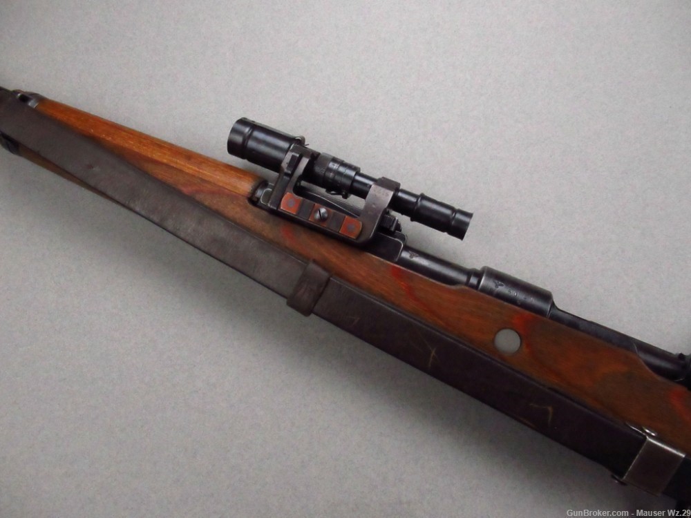 Rare WWII 1942 BCD/AR Sniper ZF41 Mauser K98 German Rifle 8mm 98k K98K -img-12