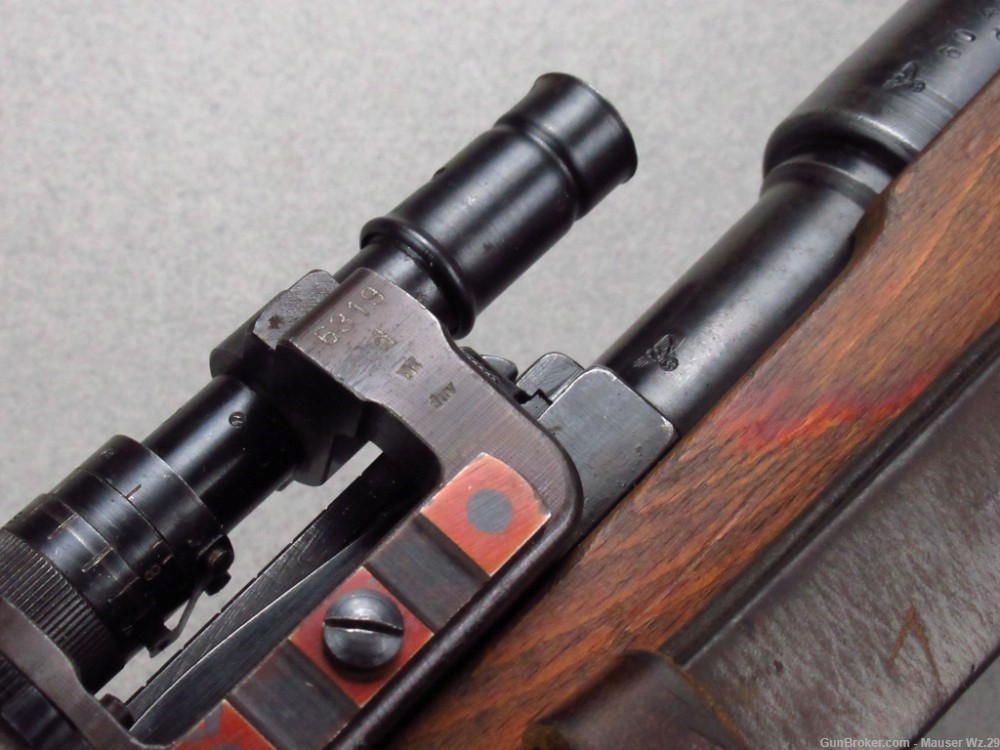 Rare WWII 1942 BCD/AR Sniper ZF41 Mauser K98 German Rifle 8mm 98k K98K -img-16
