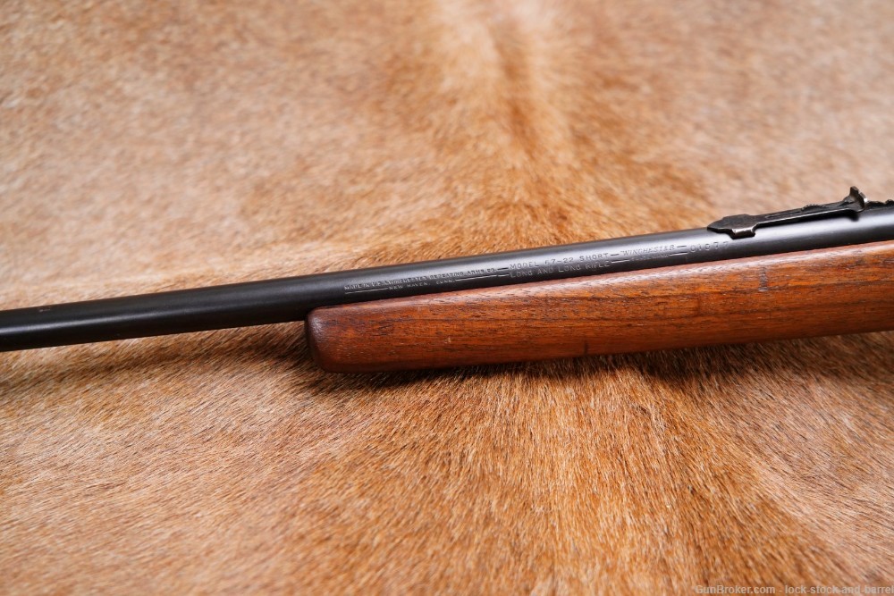 Winchester Model 67 .22 Short Long LR 27” Single Shot Bolt Action Rifle C&R-img-11