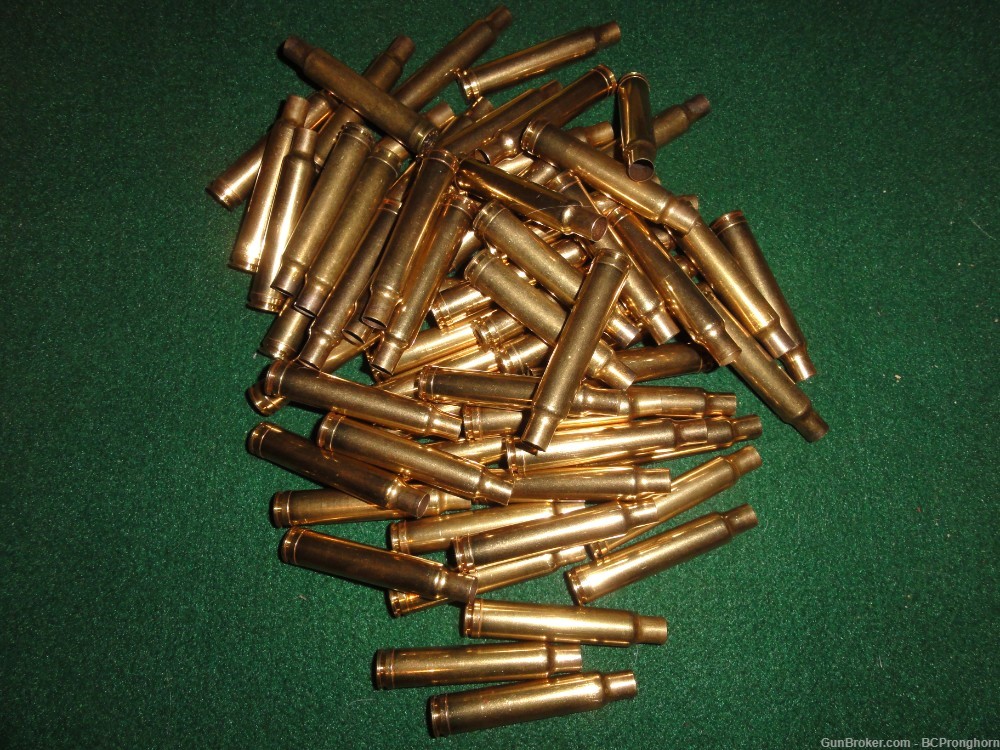 67 Rnds Fired Weatherby Brass for .340 Weatherby Magnum-img-0