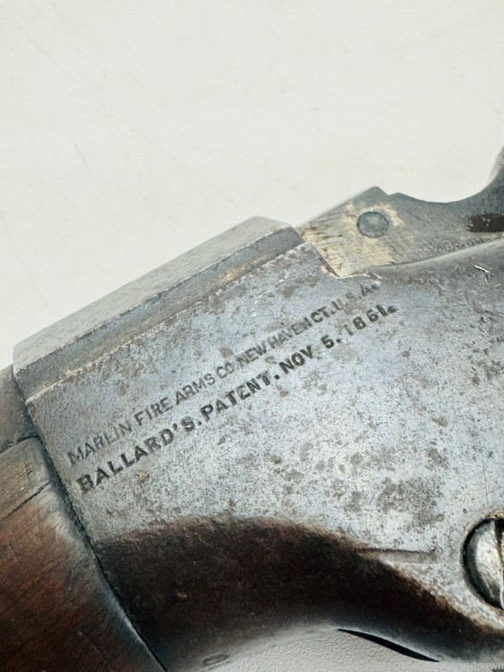 RARE MARLIN BALLARD PACIFIC No. 5 SINGLE SHOT RIFLE CHAMBERED IN 38-55-img-12