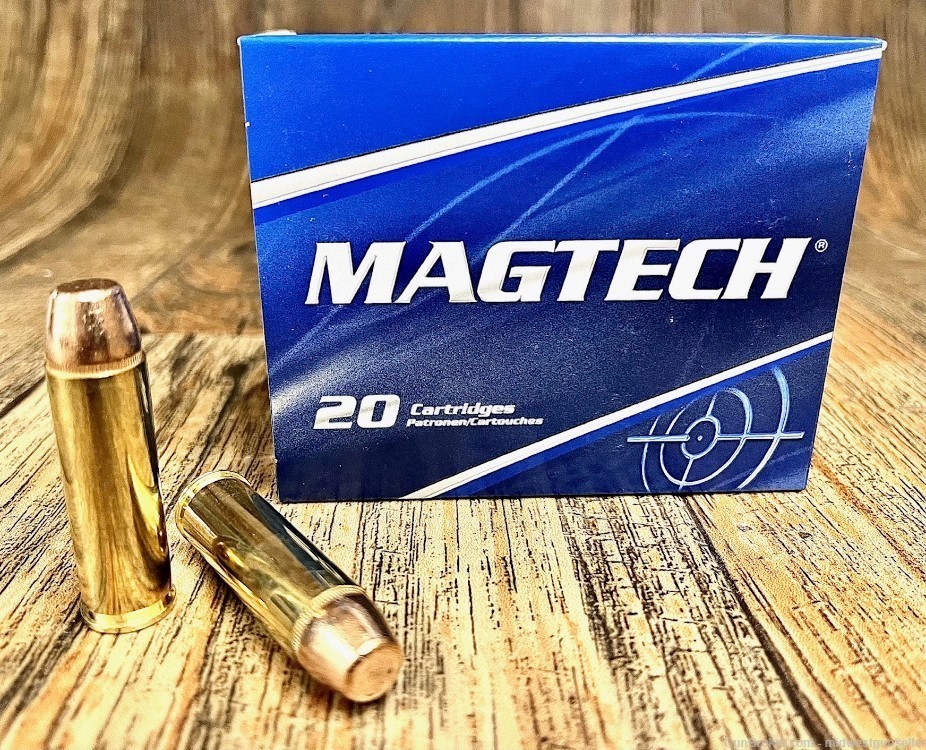 100 Rounds MagTech .500 S&W Magnum Mag 325gr FMJ Flat Nose Target Ammo-img-1