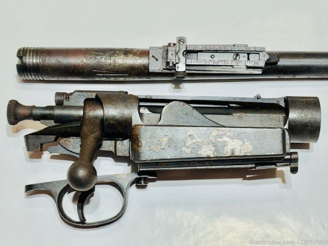 U S Springfield 1898 30-40 KRAG receiver that was in a fire-img-0
