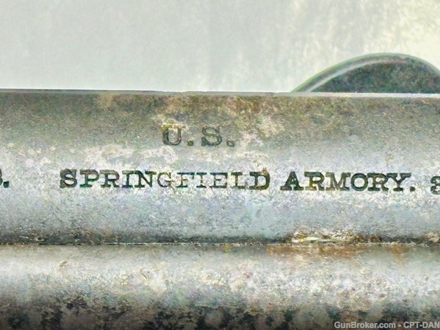 U S Springfield 1898 30-40 KRAG receiver that was in a fire-img-3