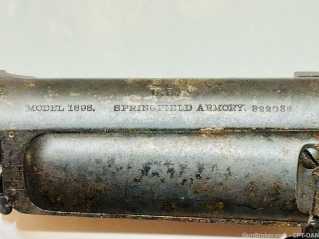 U S Springfield 1898 30-40 KRAG receiver that was in a fire-img-1
