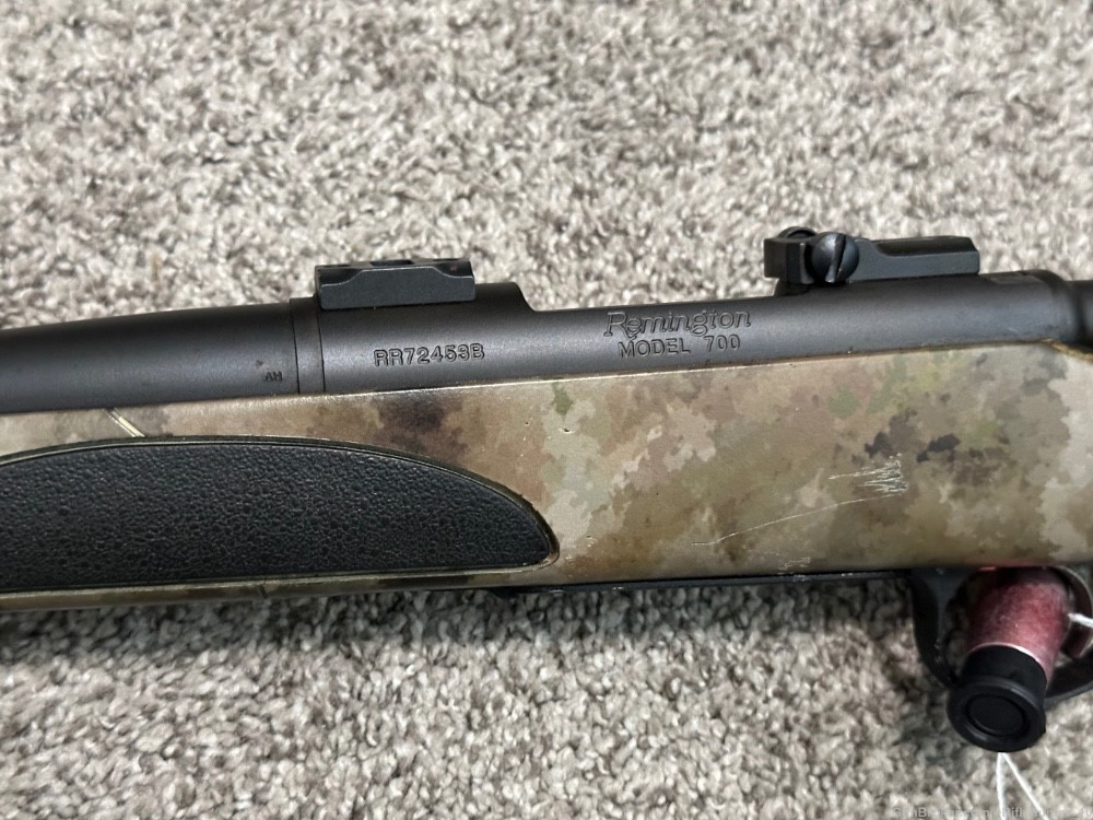Remington 700 VTR 308 win rare 22” triangle brl ported camo synthetic -img-6