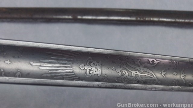 British Infantry Staff Sergeants Engraved  Sword 1889 by Jones & Co.-img-6